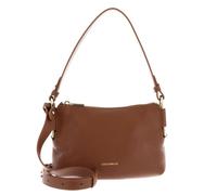 COCCINELLE Sac à épaule bandoulière marron en cuir pour femme - Rebekka Mini Bag Grained Leather Cognac 319661