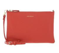 COCCINELLE Sac à épaule bandoulière rouge clair en cuir pour femme Best Crossbody Bag Grenadine Red 269587