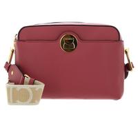 COCCINELLE Sac à épaule bandoulière rouge clair en cuir pour femme - Liya Signature Crossbody Grained Leather Pot 250381