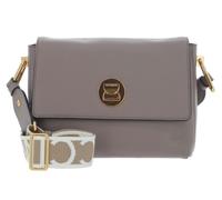 COCCINELLE Sac à épaule bandoulière taupe en cuir pour femme Liya Signature Handbag Grained Leather Warm Taupe 2 269546