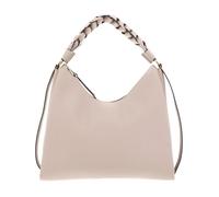 COCCINELLE Sac à épaule beige en cuir pour femme - Boheme Grana Double Shoulder Bag L Rosette / Warm Taupe 302861