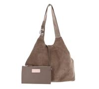 COCCINELLE sac à épaule C-Easy Suede Handbag Warm Taupe