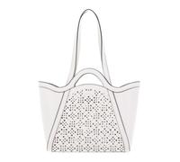 COCCINELLE Sac à épaule crème en cuir pour femme - Amalia Cow Perforation Handbag Blanco 302775