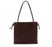 COCCINELLE sac à épaule Dulse Suede Handbag Brunette / Brunet
