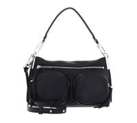 COCCINELLE Sac à épaule noir en cuir pour femme - Hyle Suede Handbag Noir 235896