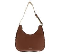 Coccinelle sac à épaule Raquel Handbag Double Grainy Leather Cognac/Noir brun