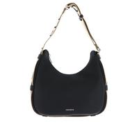 Coccinelle sac à épaule Raquel Handbag Double Grainy Leather Noir/Cognac