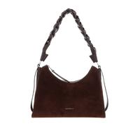 COCCINELLE sac à épaule Suede Bimaterial Shoulderbag Brunette