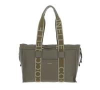 COCCINELLE Sac à épaule vert olive en cuir pour femme 2Day Signature Handbag Grained Leather Laurel Green 270300