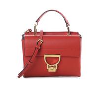 Coccinelle Cuir sac à épaule bandoulière sac de soirée Arlettis Handbag Grainy Leather Scarlet rouge