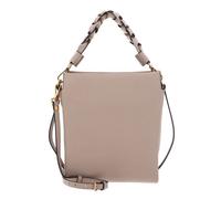 COCCINELLE Sac à main beige en cuir pour femme - Boheme Grana Double Handbag Double Grainy Leather Rosette / Warm Taupe 286267