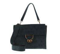 COCCINELLE Sac à main bleu gris en cuir pour femme - Arlettis Suede Handbag Shark Grey 142138