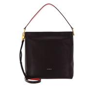 COCCINELLE Sac à main brun foncé rouge en cuir pour femme - Liya Handbag Darkbrown / Cranberry 201429