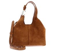 Coccinelle Cuir sac à main sac à épaule bandoulière C-Easy Handbag Suede Cognac/Cognac brun