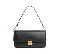 Coccinelle Sac bandoulière C-Me Lock en cuir grainé 29 cm noir
