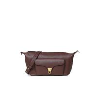 Coccinelle - Sac à main en cuir grainé - Femme - Sacs - Rouge - Taille: ONE Size