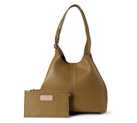 Coccinelle C-Easy Sac à bandoulière Cuir véritable 34 cm vert