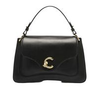 Coccinelle - Sac bandoulière en cuir lisse - Femme - Sacs - Noir - Taille: ONE Size