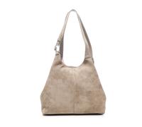 Coccinelle - Sac Beige en Daim avec Fermeture à Bouton - Femme - Sacs - Beige - Taille: ONE Size