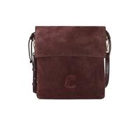 Coccinelle Lidia Sac à bandoulière Cuir véritable 34 cm rouge