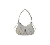 Coccinelle Mavery Sac à bandoulière Cuir véritable 29 cm beige