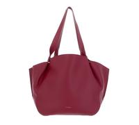 COCCINELLE Sac shopper rouge vin en cuir pour femme - Coccinellesoft Wear Handbag Double Grainy Leather Garnet R / Pulp P 227057