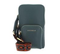 COCCINELLE Sac téléphone portable vert sapin en cuir pour femme - Pixie Hi-Tech Phone Bag Kale Green 235748