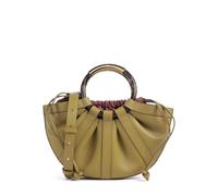 Coccinelle Shell Sac à main olive, cuir finement grainé, femme