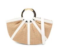 Coccinelle - Shell Straw - Femme - Sacs - Beige - Taille: ONE Size