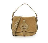 Coccinelle - Suede Handbag - Femme - Sacs - Brun - Taille: ONE Size
