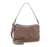 COCCINELLE Suede Mini Bag Grained Leather Warm Taupe