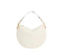 Coccinelle Cuir sac à épaule bandoulière Sunup Handbag Double Grainy Leather Pearl/Cognac écru