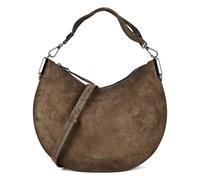 Coccinelle Sunup Sac à bandoulière Cuir véritable 38 cm gris