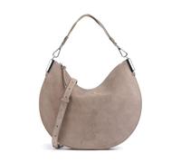 Coccinelle Sunup Suede Sac porté épaule gris, cuir de vache rugueux, femme