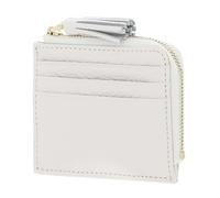 Coccinelle Tassel Credit Card Holder Blanco