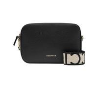 Coccinelle Sac à bandoulière Tebe Crossover Bag S cuir noir/beige femme 178774
