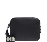Coccinelle Tebe sac à bandoulière en cuir 21,5 cm noir (E5MN555M301-001)