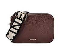 Coccinelle Tebe sac à bandoulière en cuir 18 cm rouge
