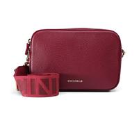 Coccinelle Tebe sac à bandoulière en cuir 18 cm rouge