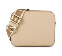 Coccinelle Cuir sac à épaule bandoulière Tebe Crossover Bag Sandshell beige