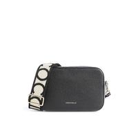 COCCINELLE Sac à épaule bandoulière noir beige en cuir pour femme - Tebe Crossover Bag S Noir 178774
