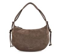 Coccinelle Thess Sac à bandoulière Cuir véritable 29 cm gris