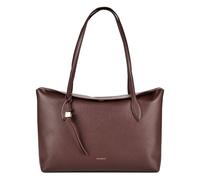 Coccinelle Thess Sac à bandoulière Cuir véritable 45 cm brun