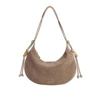 Coccinelle Thess Sac à bandoulière Cuir véritable 29 cm gris