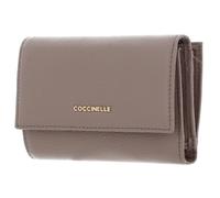 Coccinelle Metallic Soft Portefeuille taupe, femme