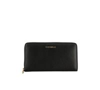 Coccinelle Porte-monnaie en cuir Metallic Soft Wallet grainé Noir 227041