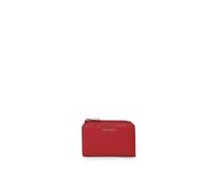 Coccinelle Porte-monnaie Metallic Soft Wallet en cuir Scarlet Rouge
