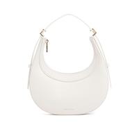Coccinelle Whisper Sac porté épaule blanc, cuir de vache grainé, femme