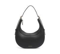 Coccinelle Whisper Sac porté épaule noir, cuir de vache grainé, femme