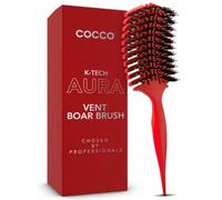 Spazzola COCCO Aura Vent Boar Brush Rossa